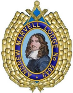 Andrew Marvell Lodge No. 5642 Masonic emblem